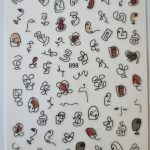 Facial Abstract Nail Stickers