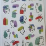 Facial Abstract Nail Stickers