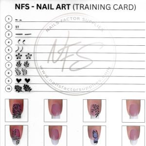 Beginner's Nail Art Training Card