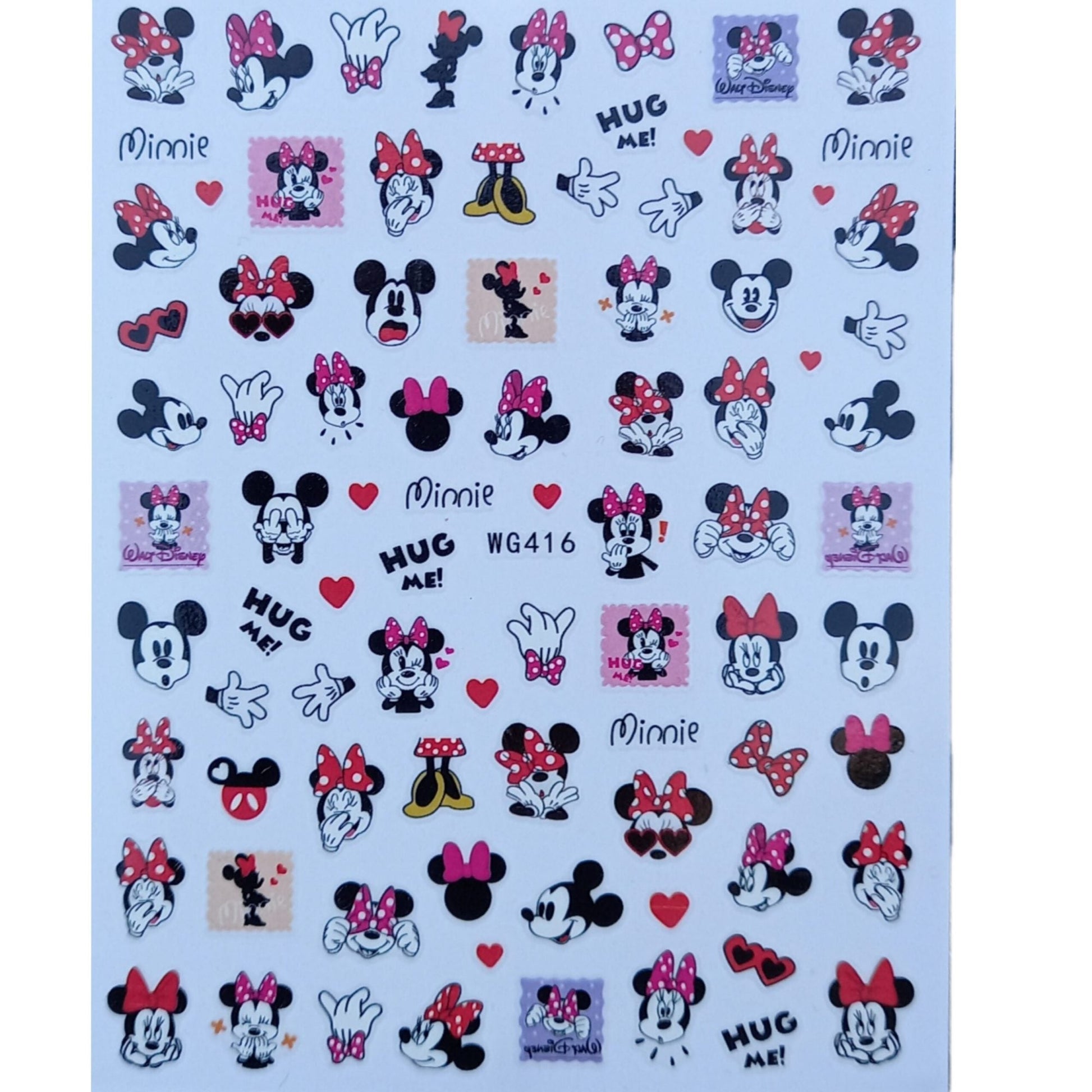 Disney (Mickey Mouse) Nail Art Stickers